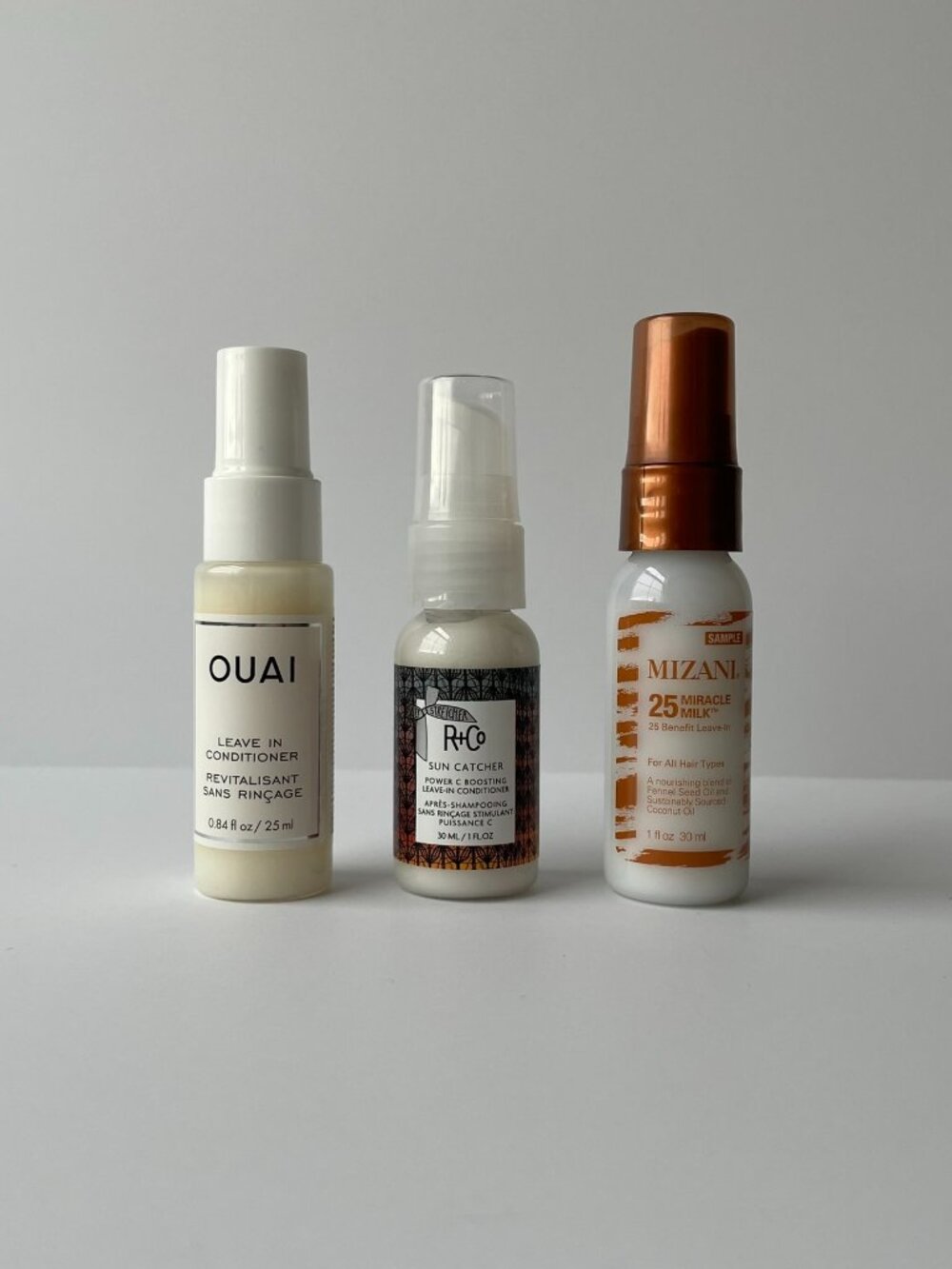 Mini Leave In Conditioner Set - OUAI, R+Co, Mizani